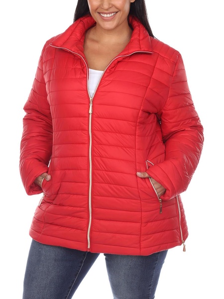 plus womens warm winter puffer jacket