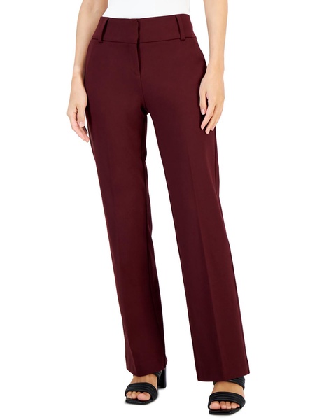 womens high rise slimming straight leg pants