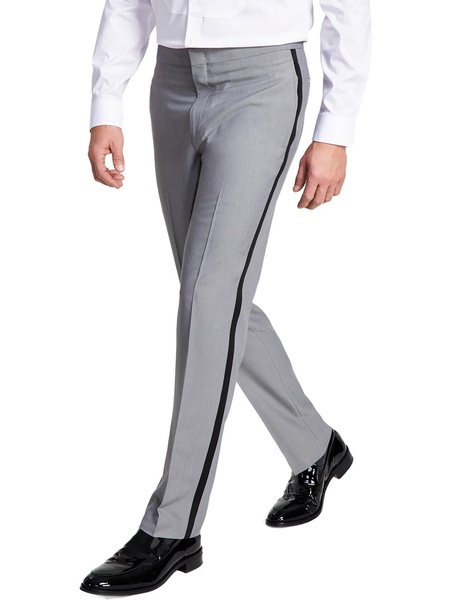 mens stretch polyester dress pants