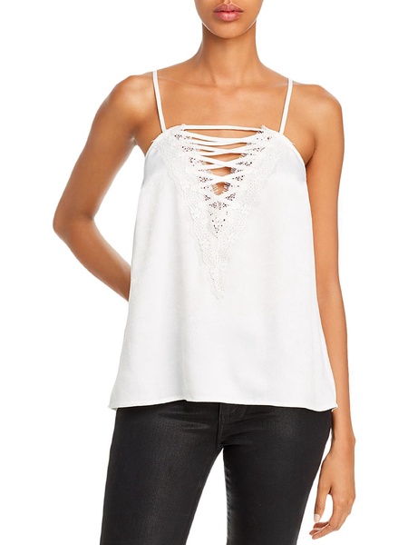 womens criss cross lace blouse