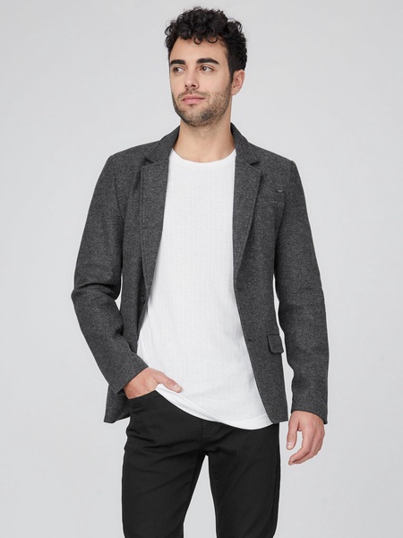 wooley nylon inset blazer