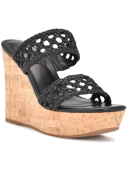 kalani2 womens cork heel square toe wedge sandals