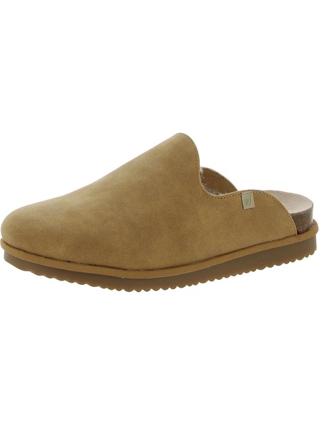 amelia womens faux fur lined slip-on mules