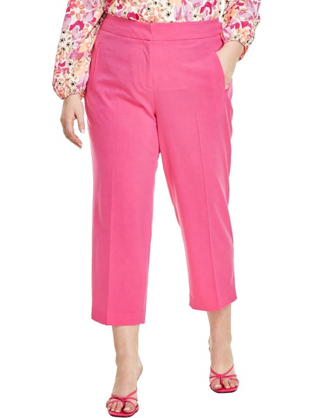 plus womens bi-r polyester straight leg pants