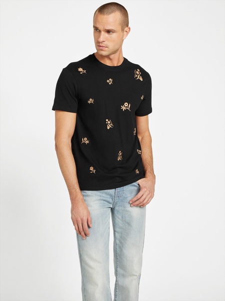 eco hutton flower tee