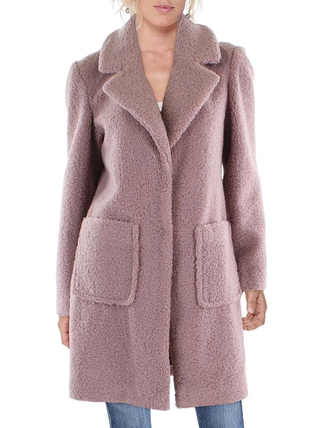 womens faux fur long teddy coat