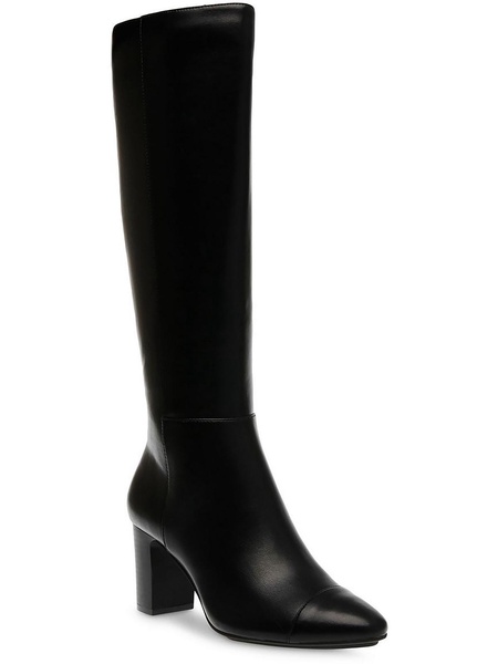 spencer womens faux leather tall knee-high boots