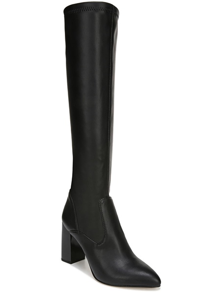 l-kathrne wc womens zipper faux suede knee-high boots