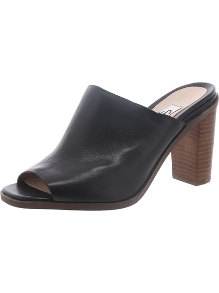 image gallery womens leather slip-on mules