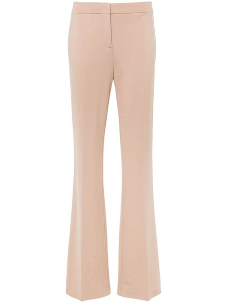 jersey flared trousers