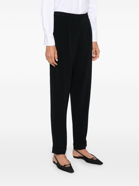 straight-leg cady trousers