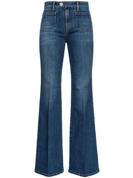 Fernanda mid-rise flared jeans