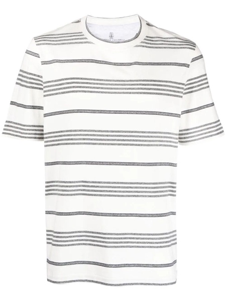 striped cotton T-shirt