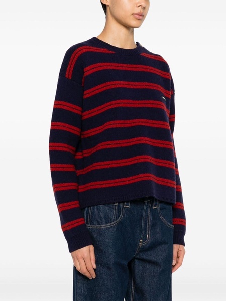 striped knitted jumper