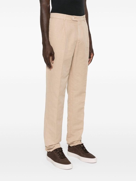 tapered-leg trousers