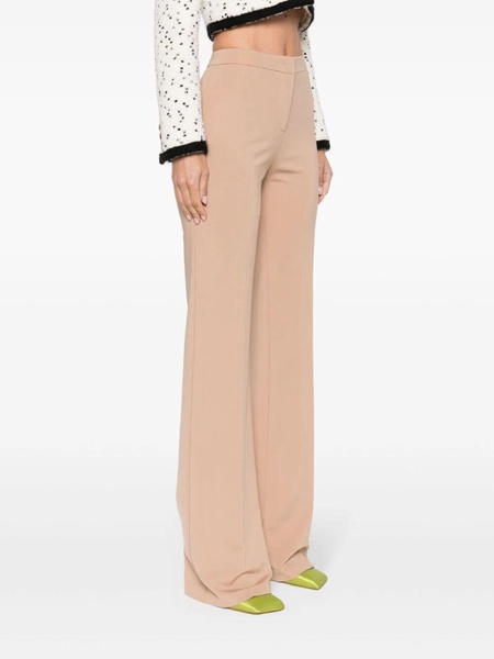 jersey flared trousers