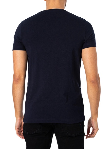 Core Stretch Mens Slim C-Neck T-Shirt