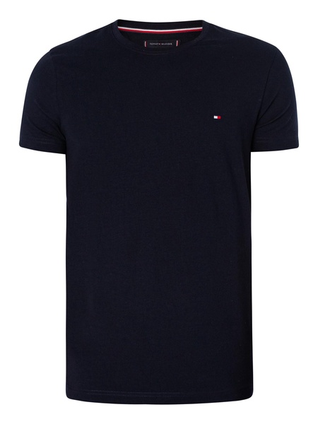 Core Stretch Mens Slim C-Neck T-Shirt