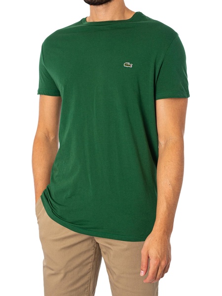 Lacoste Men's Short Sleeve Crew Neck Pima Cotton Jersey T-Shirt