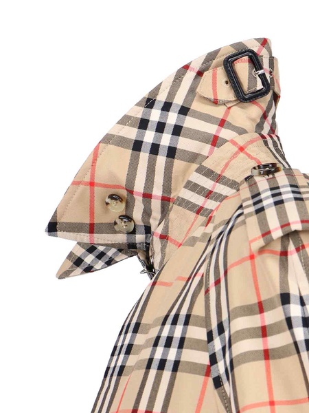 Burberry Check Trench Coat