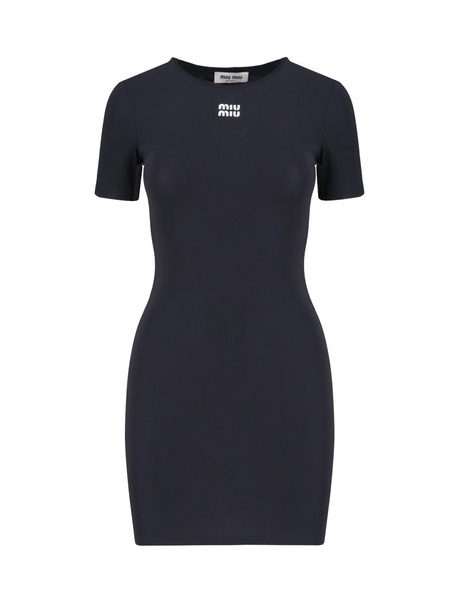 Logo midi dress