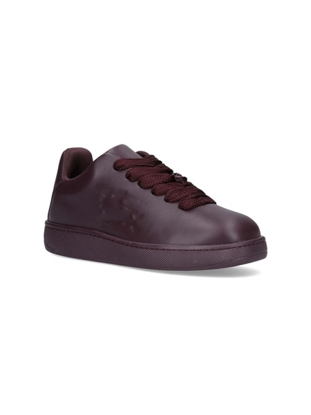 Burberry Box Equestrian Knight Embossed Sneakers