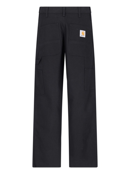 'Single Knee' straight pants