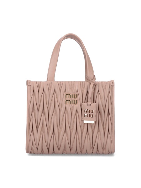 Miu Miu Womens Mattress Tote Bag