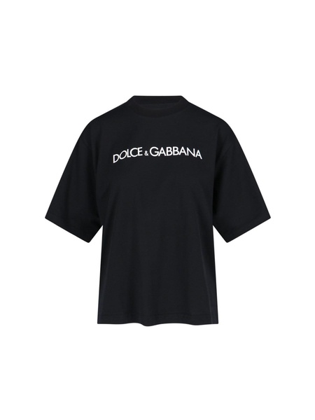 Dolce & Gabbana Cotton T-Shirt With Logo