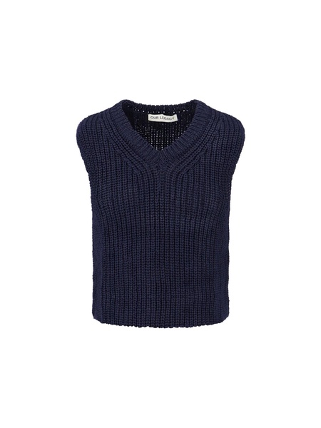 'Intact' sleeveless sweater