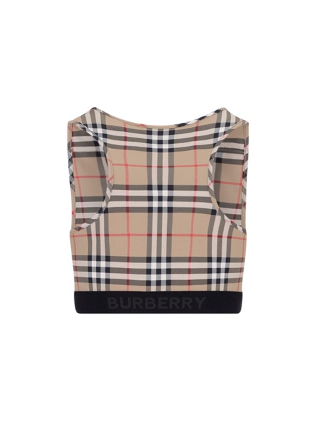 Tartan Pattern Sporty Top