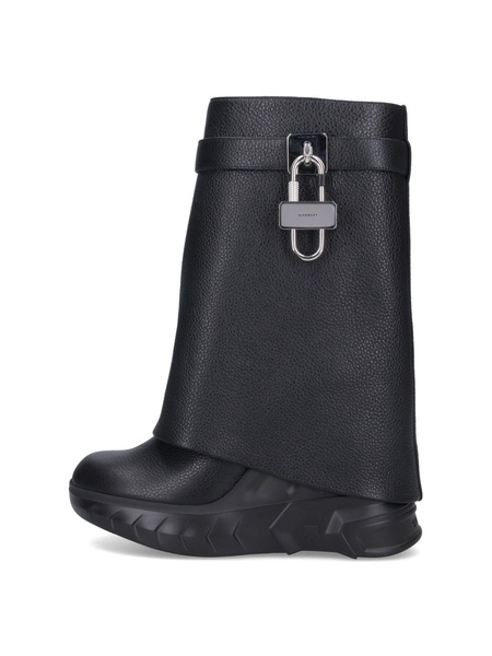 'Shark Lock' biker boots