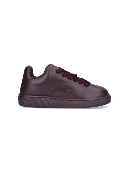 Burberry Box Equestrian Knight Embossed Sneakers