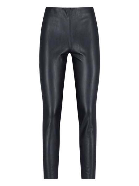 Leather-effect leggins