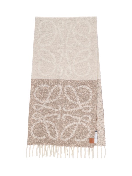 Loewe Women "Anagram" Reversible Scarf