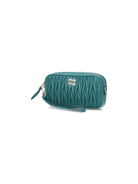 Miu Miu Women Quilted Nappa Pouch