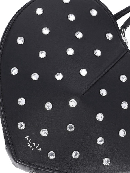 Le Cœur studded leather crossbody bag