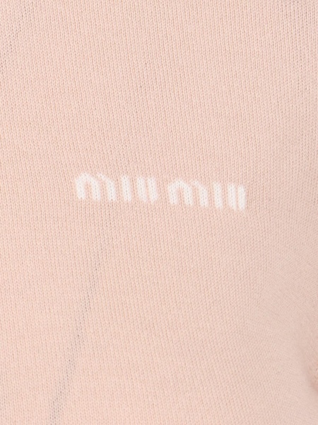 Miu Miu Women Logo Crop Cardigan