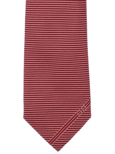 Ferragamo Logo Detailed Tie