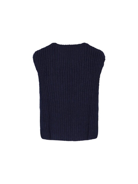 'Intact' sleeveless sweater