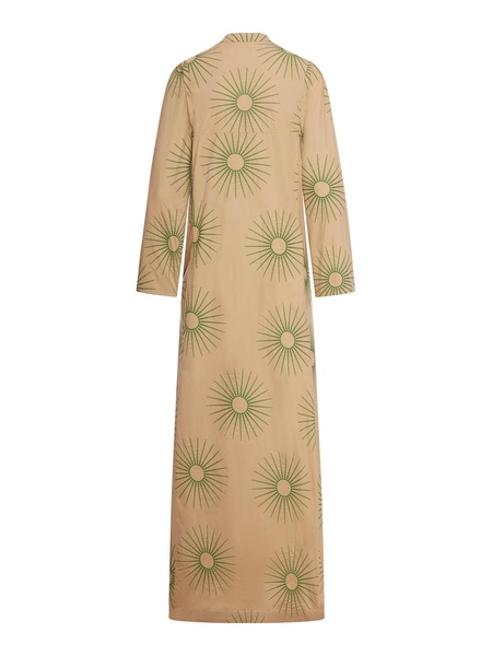 Dries Van Noten Long-Sleeved Crewneck Dress