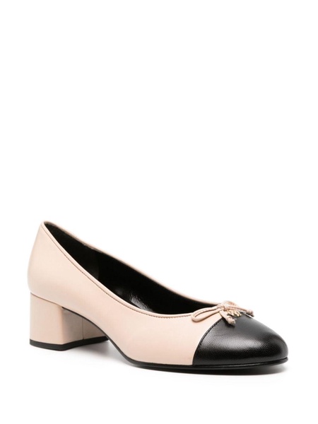 Tory Burch Cap Toe Leather Pumps