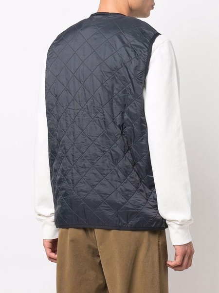 quilted pouch-pocket gilet 