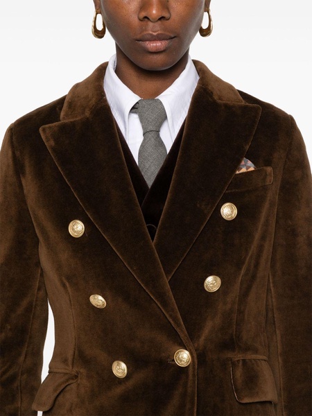 Circolo 1901 Velvet Single Breasted Jacket