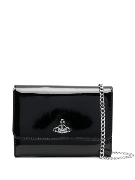 Vivienne Westwood Patent Leather Wallet On Chain