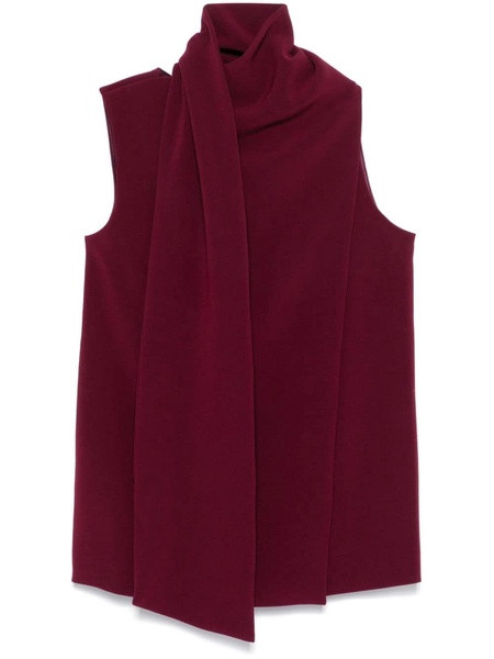 Alberto Biani High Neck Sleeveless Top