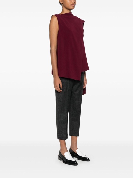 Alberto Biani High Neck Sleeveless Top