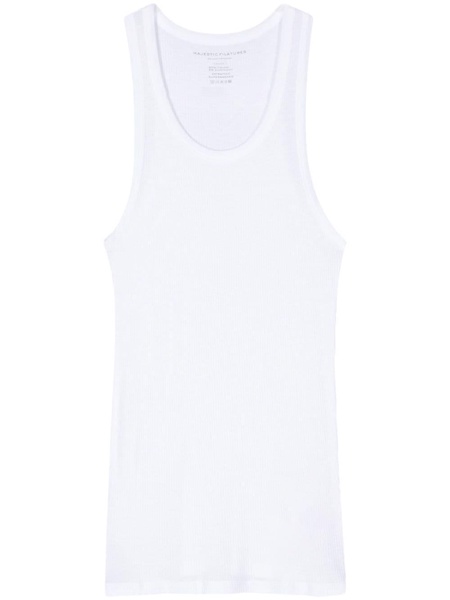 Majestic Ribbed Viscose Tank Top