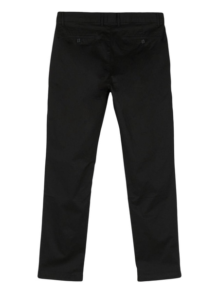 mid-rise straight-leg chinos