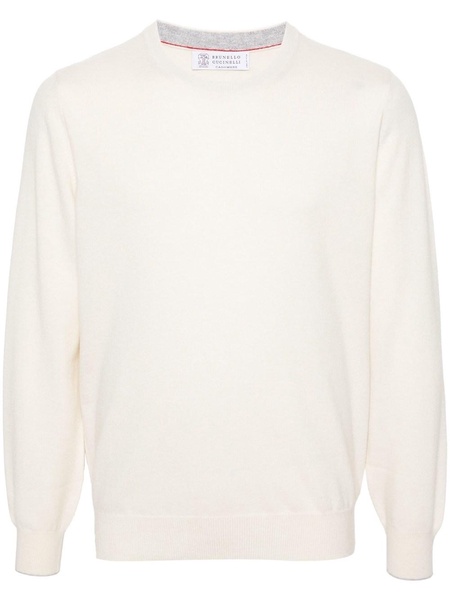 Cashmere crew neck sweater